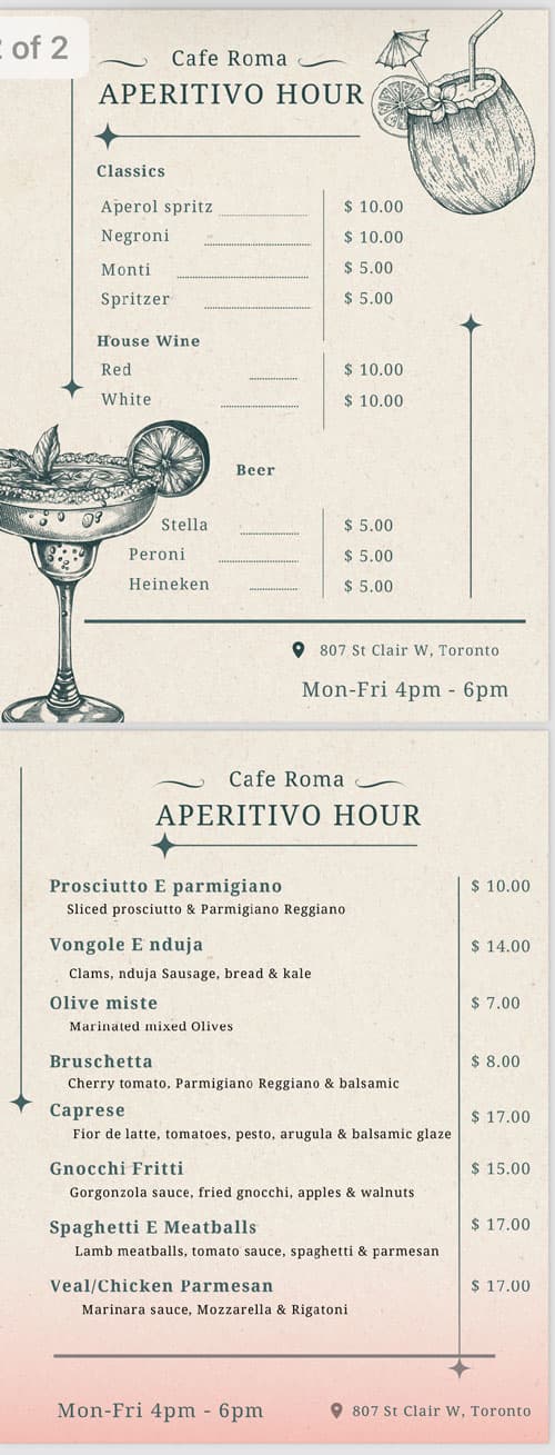 APERITIVO HOUR image