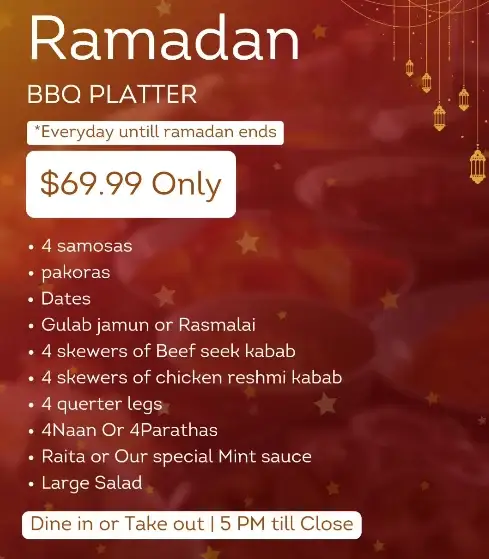 Ramadan Kareem BBQ Platter image