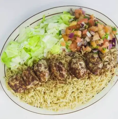 Ramadan Kareem Iftar Chicken Breast Kabob Dinner image