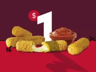 $1 4PC Mozzarella Sticks image