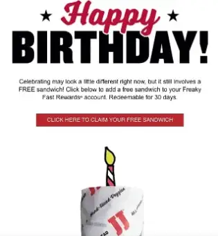 FREE 8" Sub image