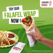 Queen Falafel Wrap - BUY ONE GET ONE FREE!  image