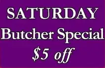 $5 Off ANY Butcher Special image