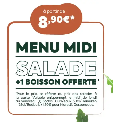 MENU MIDI SALADE image