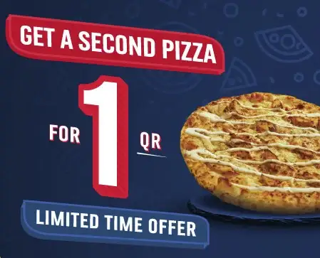Get a Second Pizza for 1 QR image