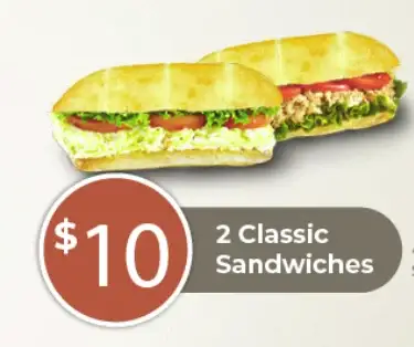 2 Classic Sandwiches image