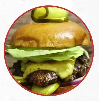 Cheese Burger + Fries + Pop image