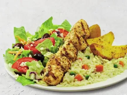 Chicken Souvlaki Meal image