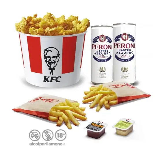 Peroni Nastro Azzurro Bucket 10 Tender Crispy image