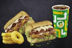 Free Potato Rings & Drink image