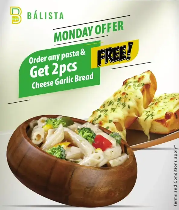 FREE Cheese Garlic Bread image
