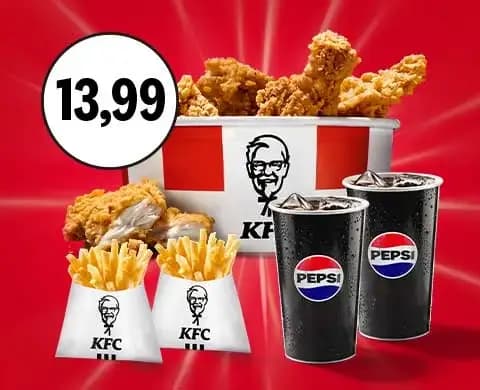 Super Deal Bucket + 2 Getränke image