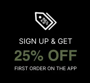 25% off First Order On The App image