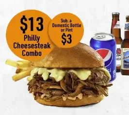 Philly Cheesesteak Combo image