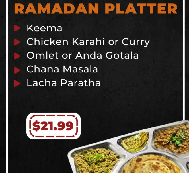 Ramadan Kareem Sehri Platter image