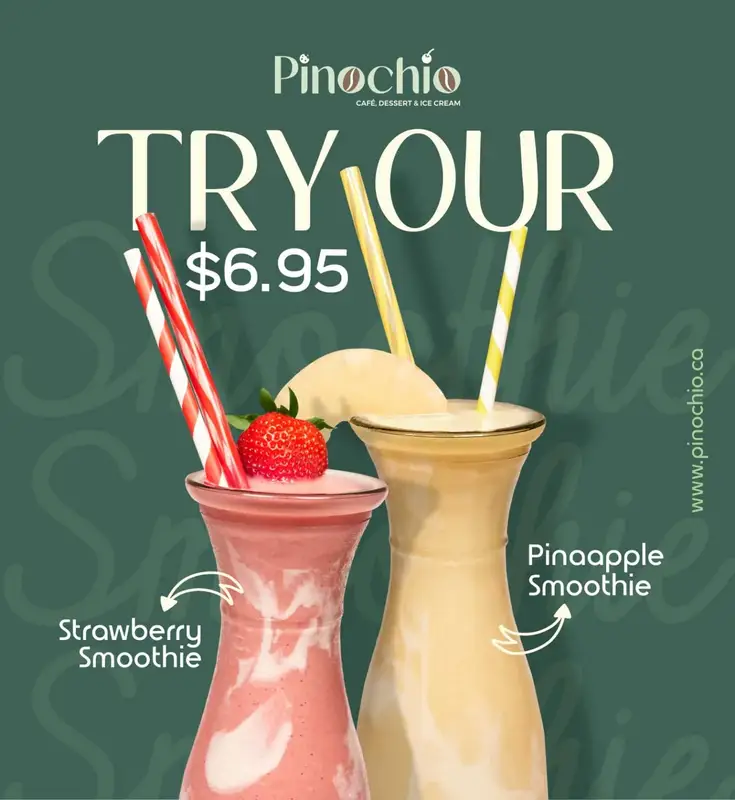 Strawberry or Pineapple Smoothies image