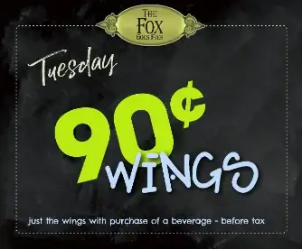 90 cent Wings! image
