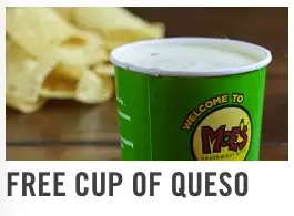 Free Cup of Queso image