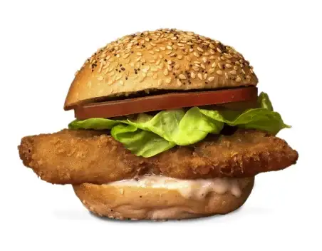 Battered Haddock Sandwich image