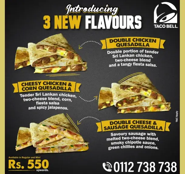 3 NEW Quesadilla Flavours image