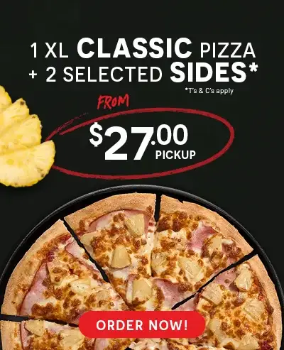 1 XL Classic Pizza + 2 sides image