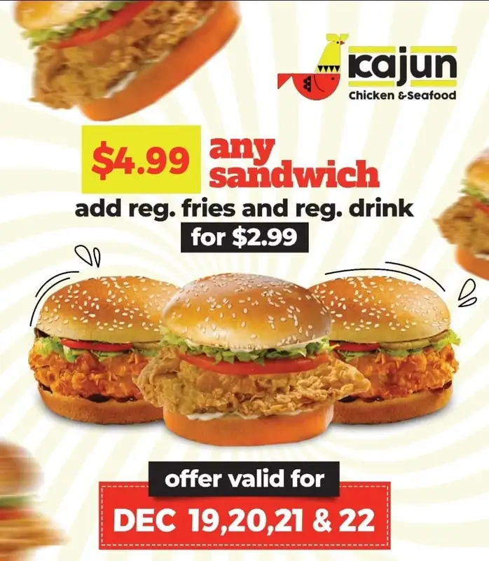 $4.99 Sandwich image
