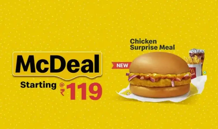 McDeal Chicken or Veg Surprise Meal image