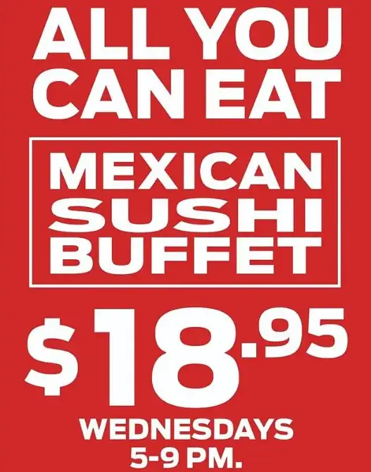 All You Can Eat Mexican Sushi! image