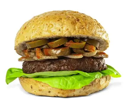 Spicy Plant-Based Burger image