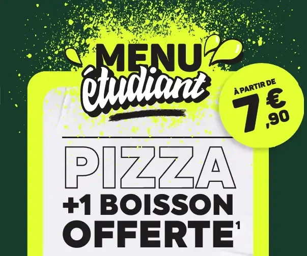 MENU ÉTUDIANT image