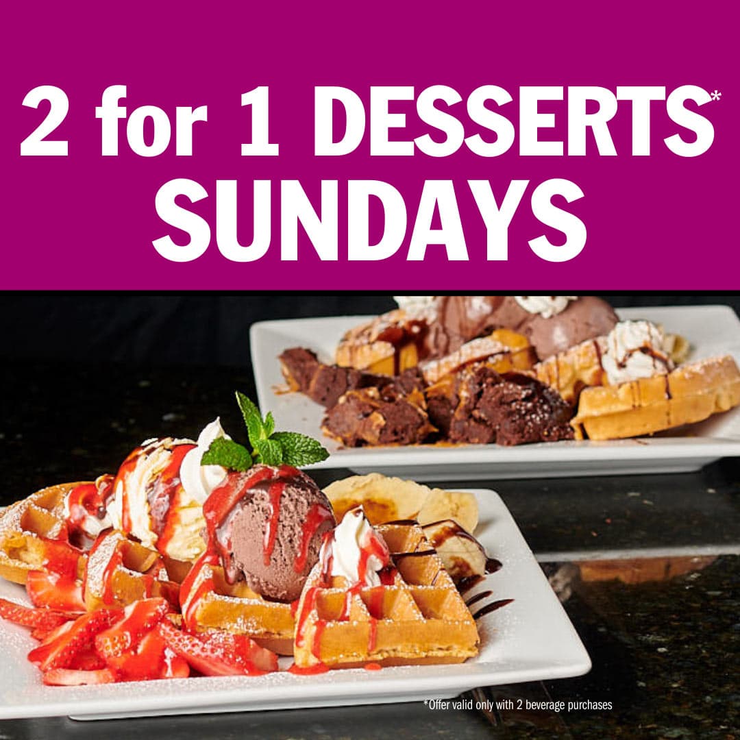 Sundays Two for One Desserts image